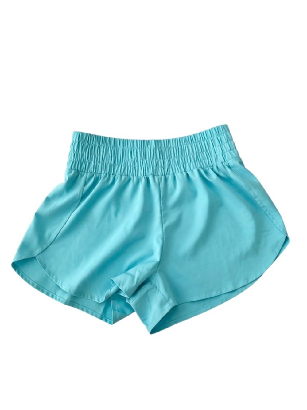 NWOT Carolina blue  Elastic High Waist athletic shorts size women’s  XL